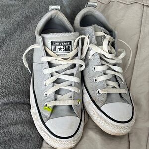 Converse Light Gray All Star Sneakers GUC 9